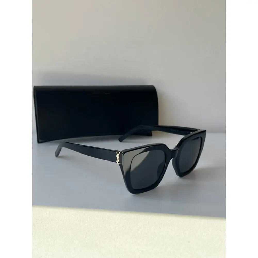 NEW Saint Laurent SL M143 Sunglasses in Black